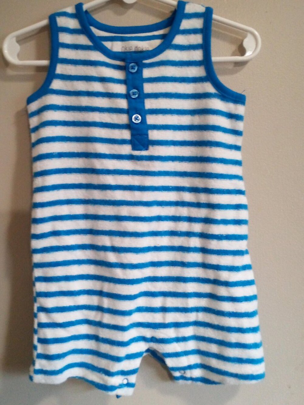 Striped Baby Romper